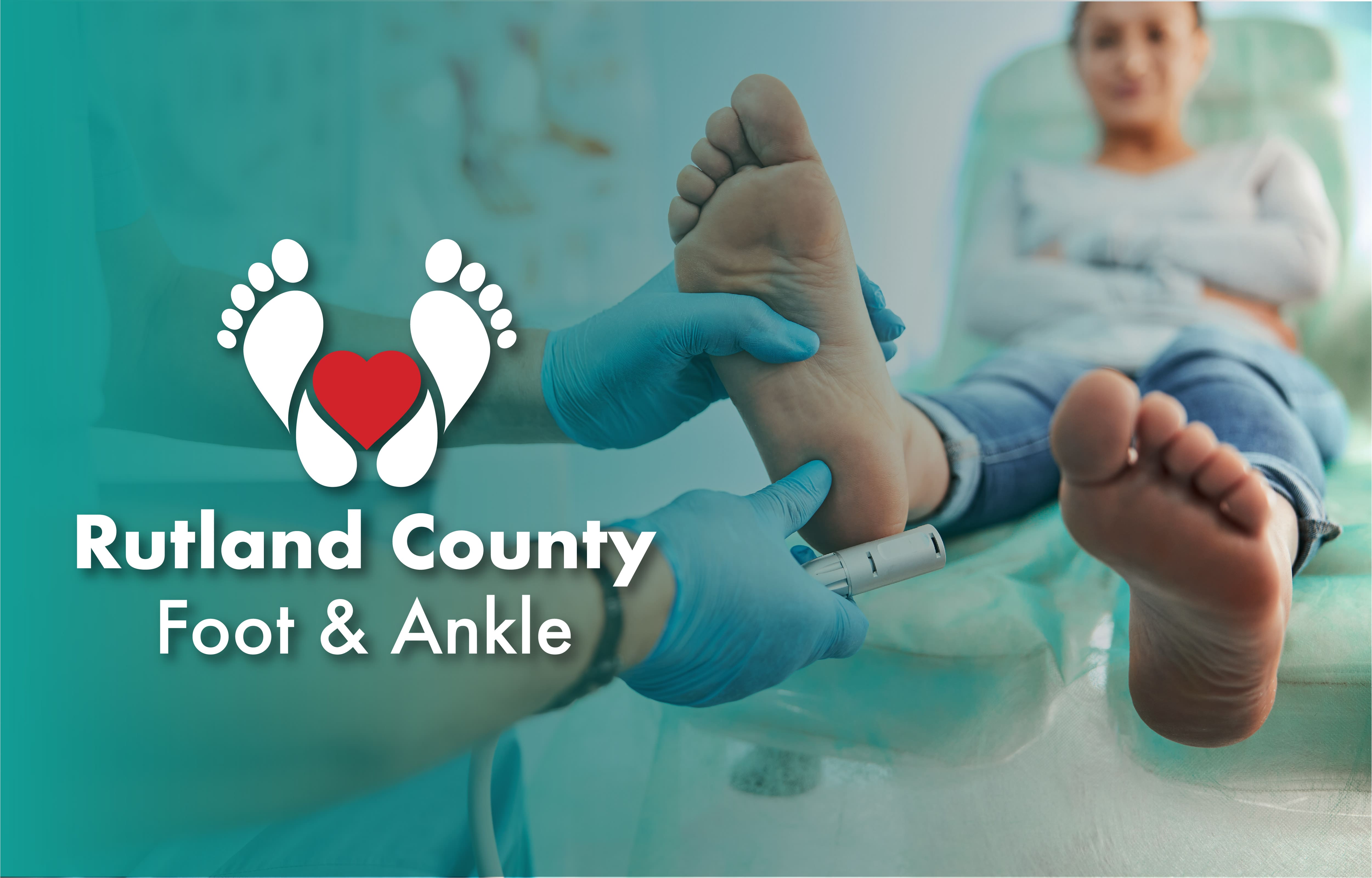 Podiatry Care Image with logo overlay